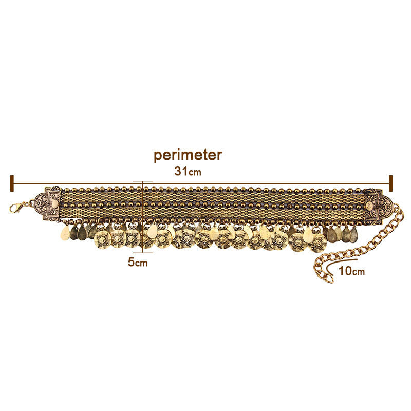 Coin Choker Necklace – Bold Drag Statement Jewelry in Gold & Silver