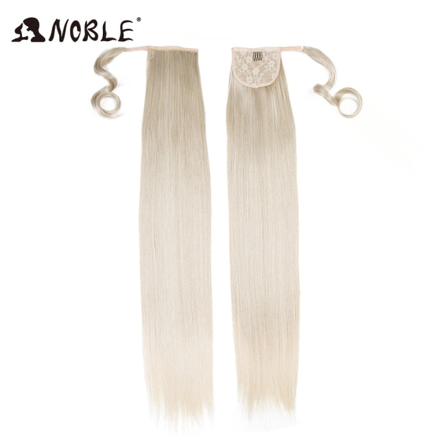 Straight 32 Inch Wrap Around Clip In Ponytail