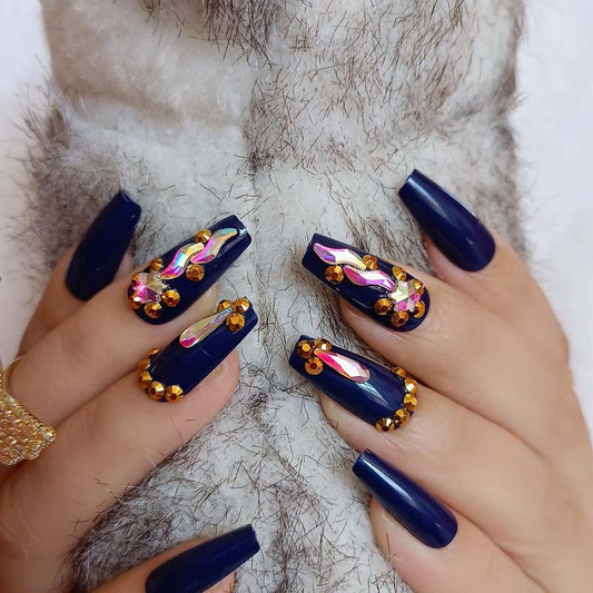 Grace Iyus Diamond Press On Nails