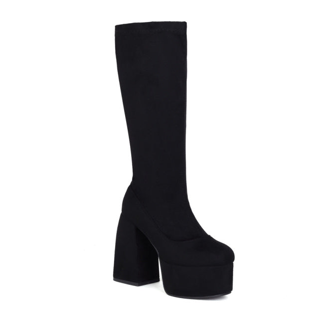 Minnie Storage Platform Boots - Drag Queen Platform Heels