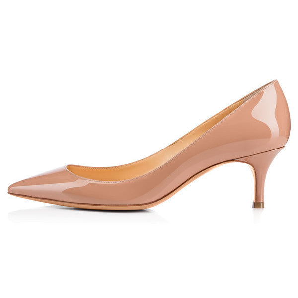 Aroa Mattic Low Heel Pumps