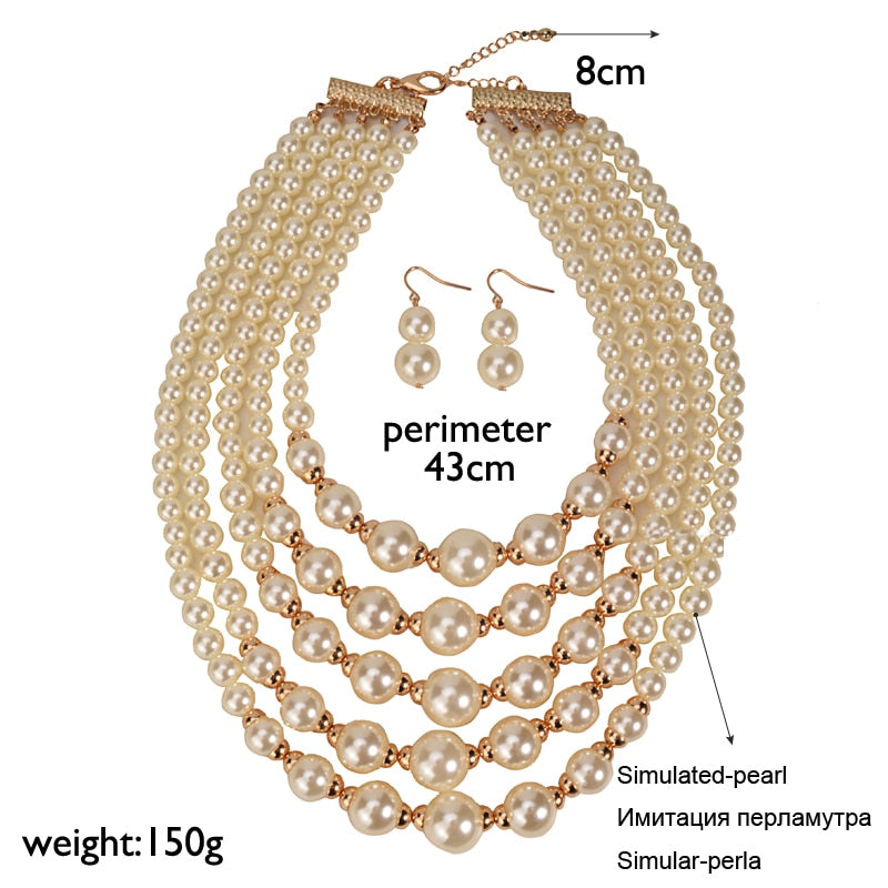 Herra Zee Pearl Jewelry Set