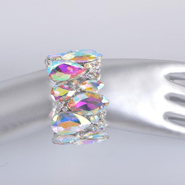 Glemma Rouss Stretch Crystal Bracelet