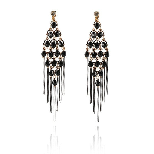 Vall Iant Tassel Clip On Earrings