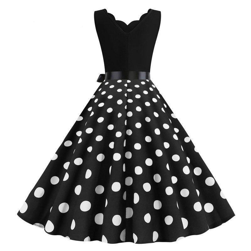 Sara Penth Polka Dot Dress