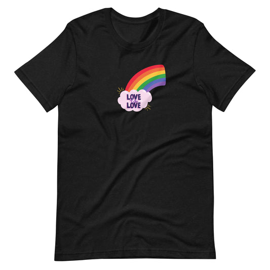 Love Is Love Gay Pride Rainbow T-shirt