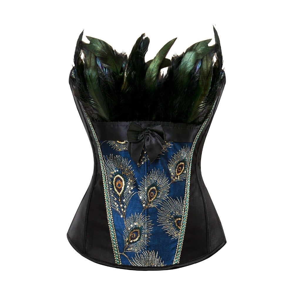 Serena ChaCha Peacock Corset