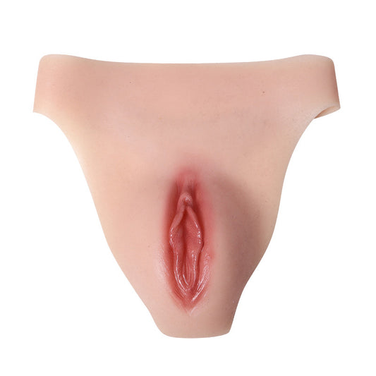 Large Fake Silicone Vagina Thong
