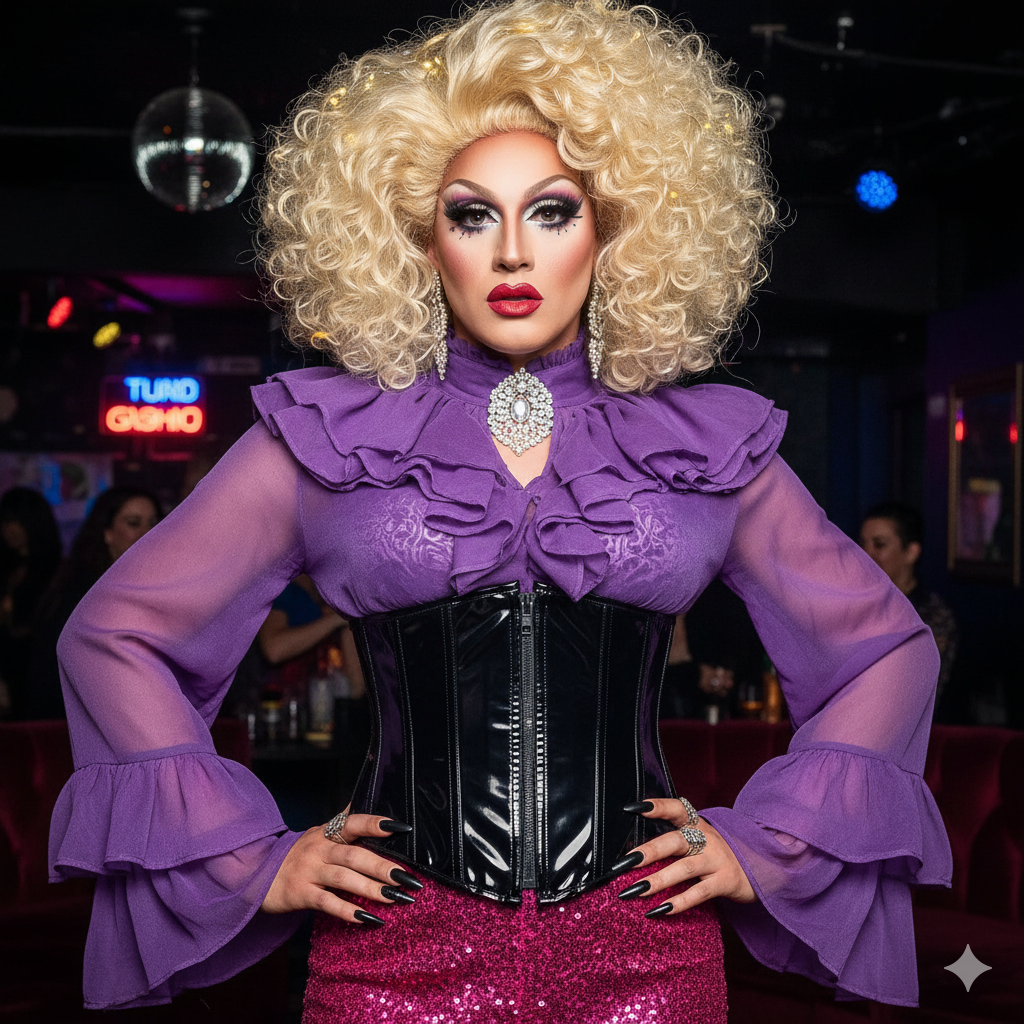 Emma Phasis Fierce Hourglass Waist Trainer Corset for Drag Queens