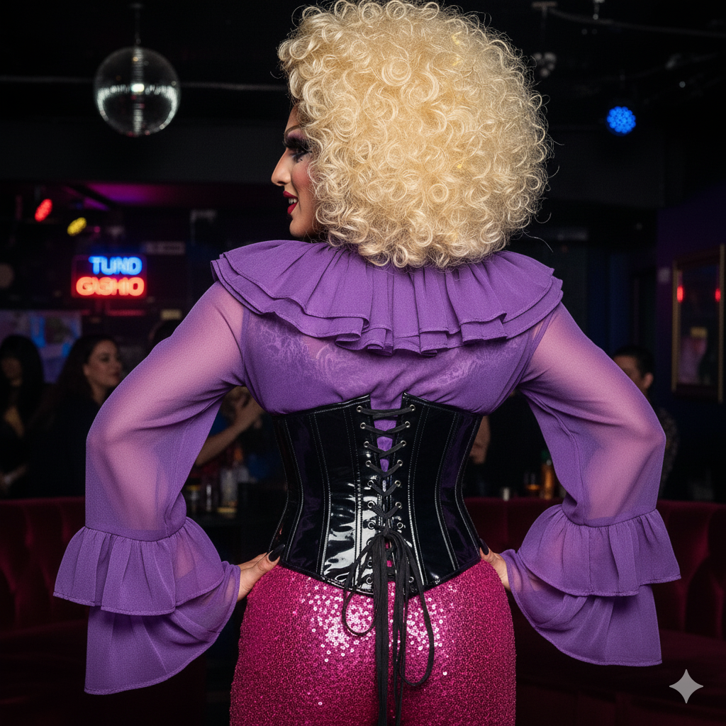 Emma Phasis Fierce Hourglass Waist Trainer Corset for Drag Queens