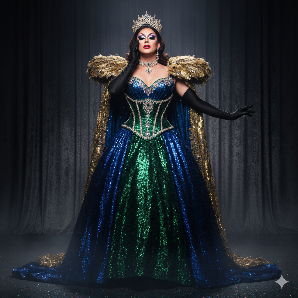 Showstopper Extra-Long Stretch Satin Opera Gloves – 52 cm of Pure Drag Elegance