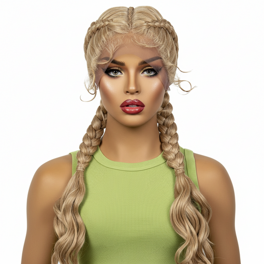 Fabulous Pride Drag Queen Braided Wig