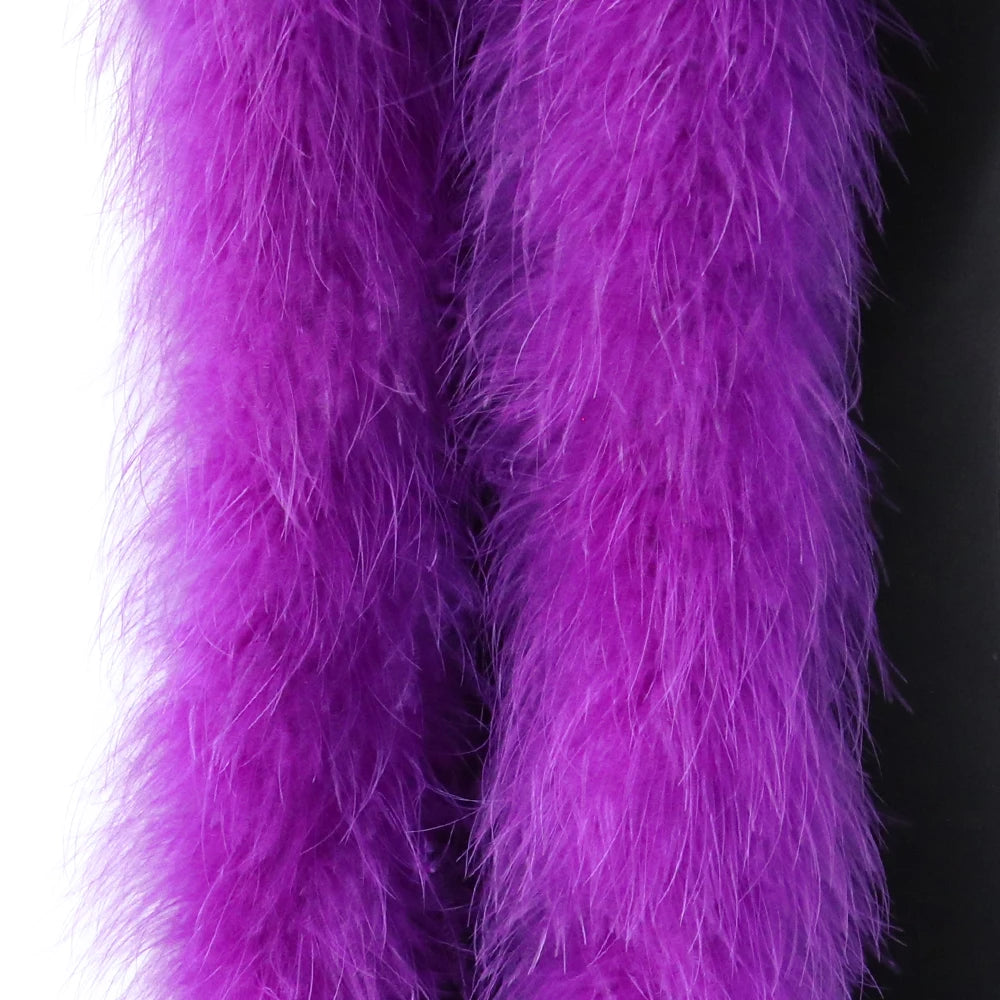 Fluffy Marabou Turkey Feather Boa – 2M | Drag, Party & Costume Accessory