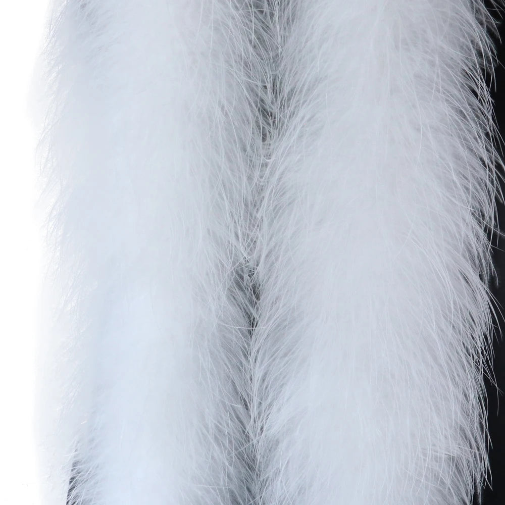 Fluffy Marabou Turkey Feather Boa – 2M | Drag, Party & Costume Accessory