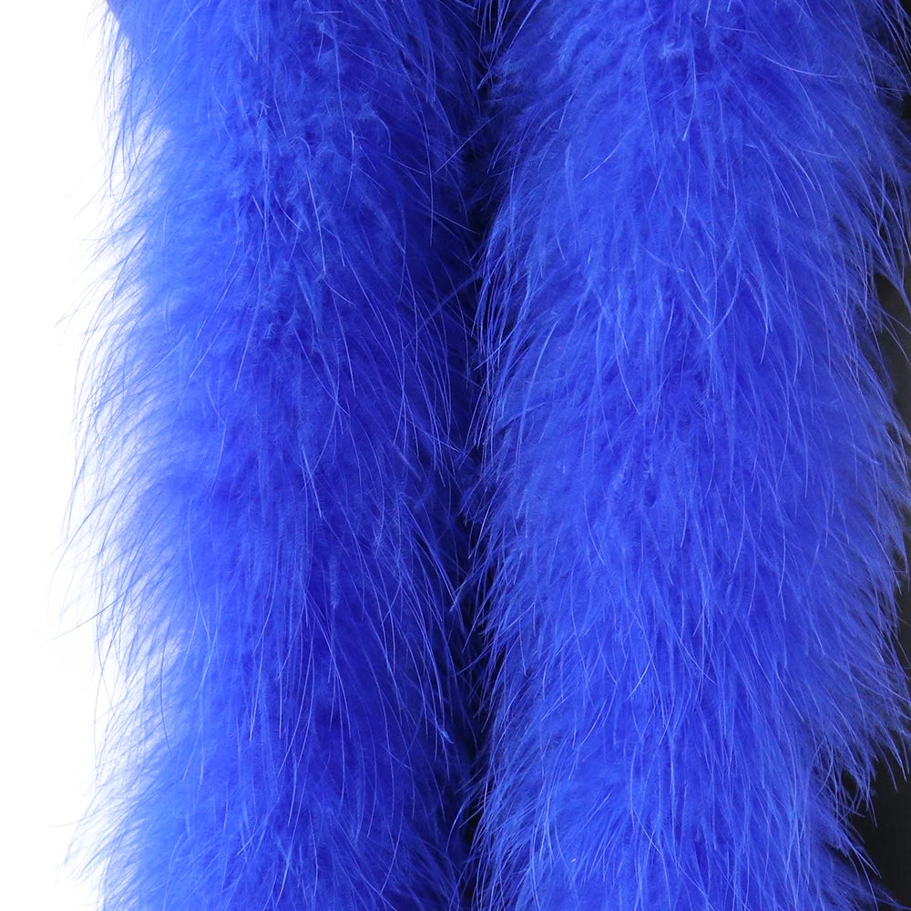Fluffy Marabou Turkey Feather Boa – 2M | Drag, Party & Costume Accessory