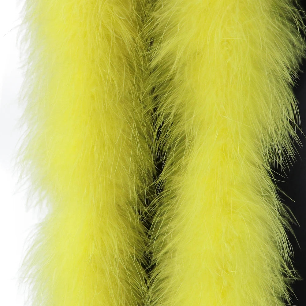 Fluffy Marabou Turkey Feather Boa – 2M | Drag, Party & Costume Accessory