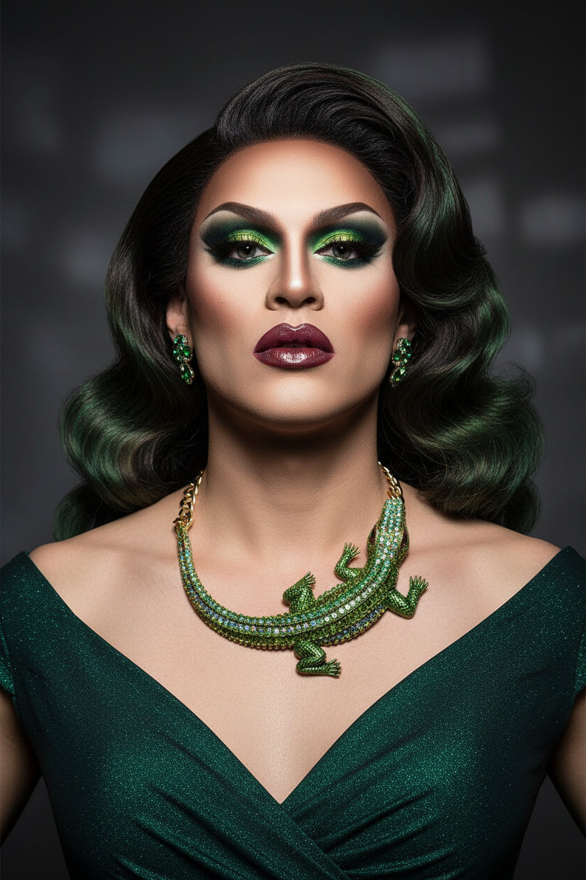 Lolo Yatyle Crocodile Necklace - Snap and Slay, Queen!