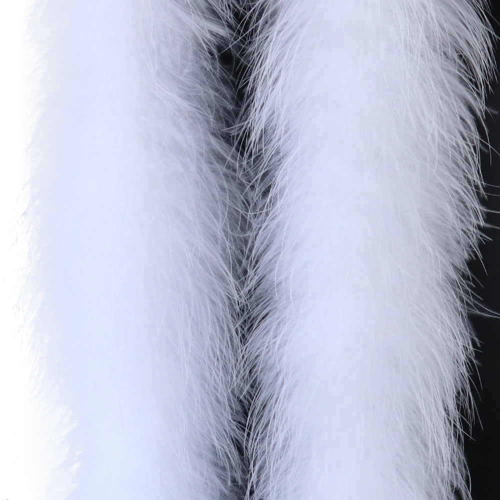 Fluffy Marabou Turkey Feather Boa – 2M | Drag, Party & Costume Accessory