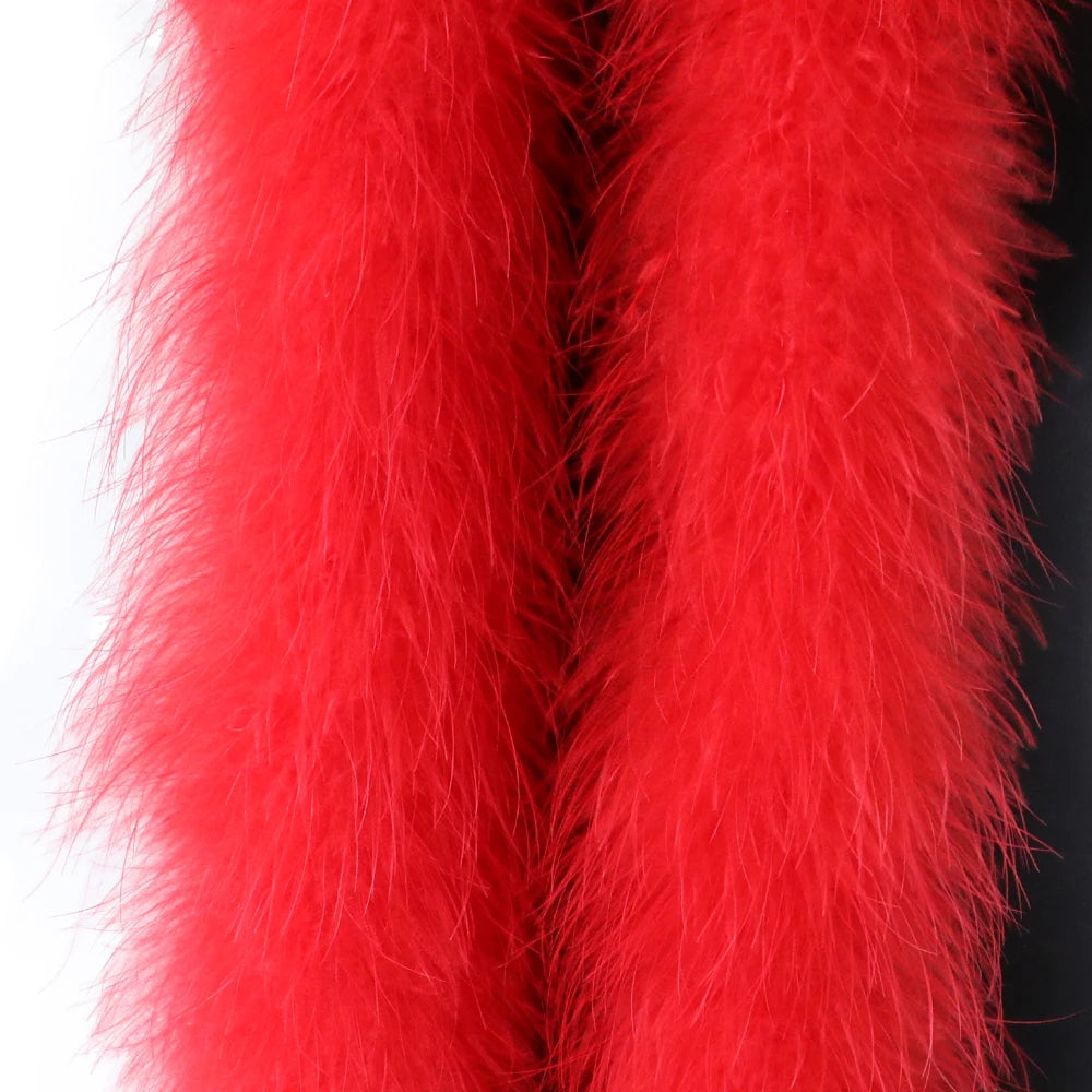 Fluffy Marabou Turkey Feather Boa – 2M | Drag, Party & Costume Accessory