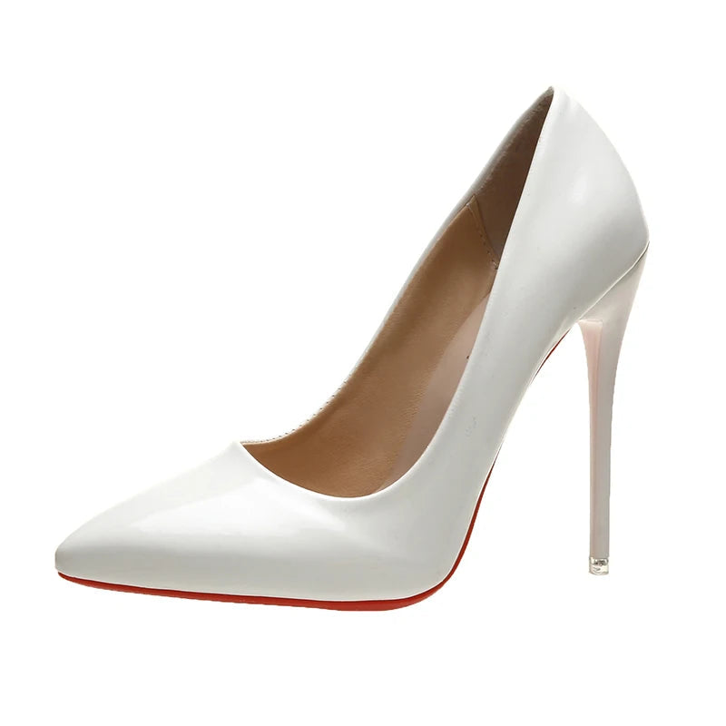 "Yes Queen" 12cm Patent Stiletto Pumps