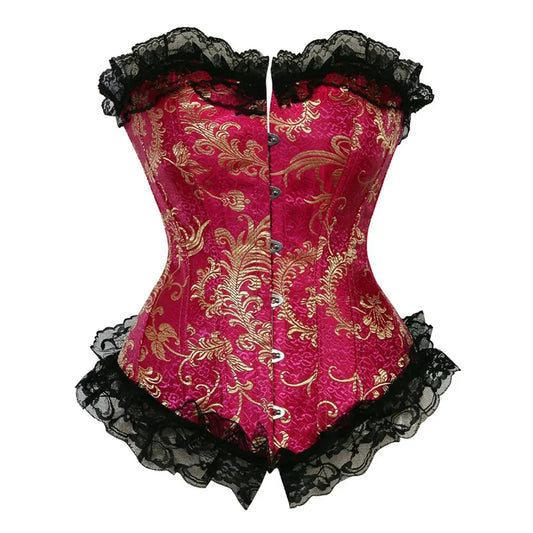 Bow & Ruffles Drag Queen Corset