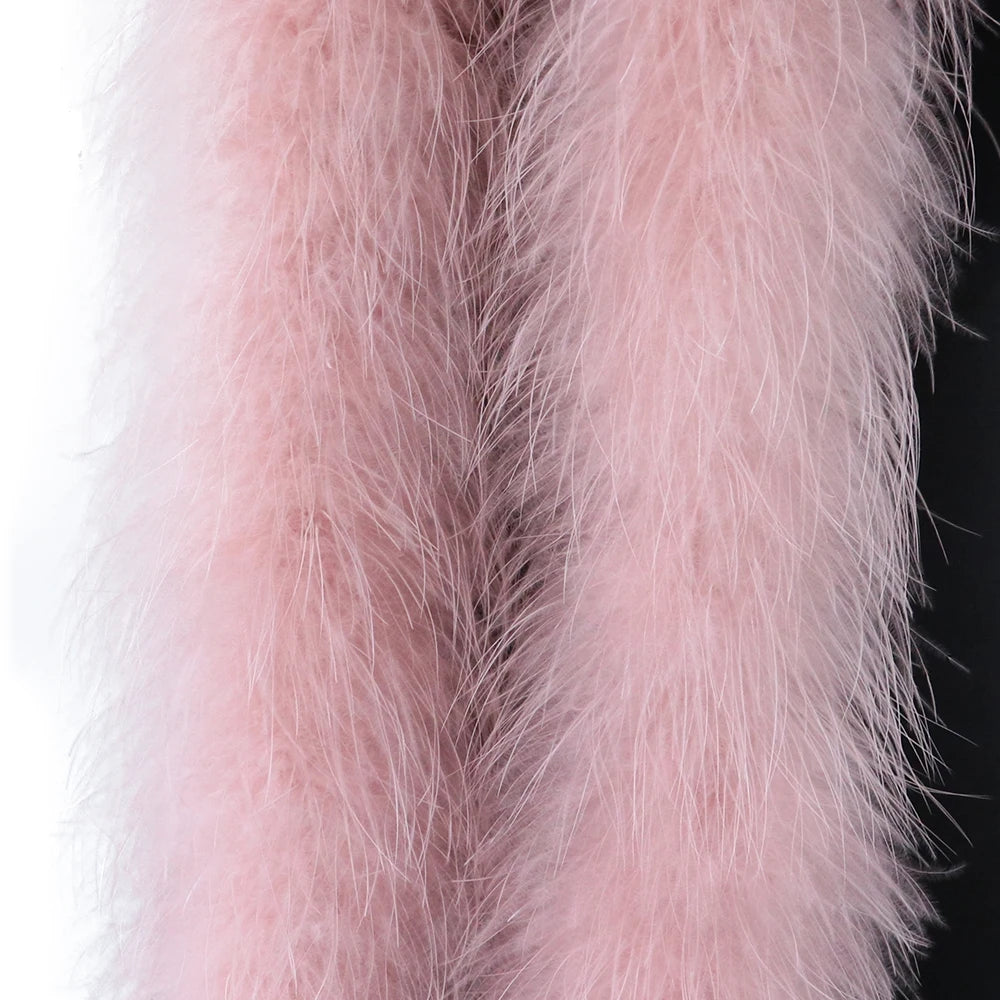 Fluffy Marabou Turkey Feather Boa – 2M | Drag, Party & Costume Accessory