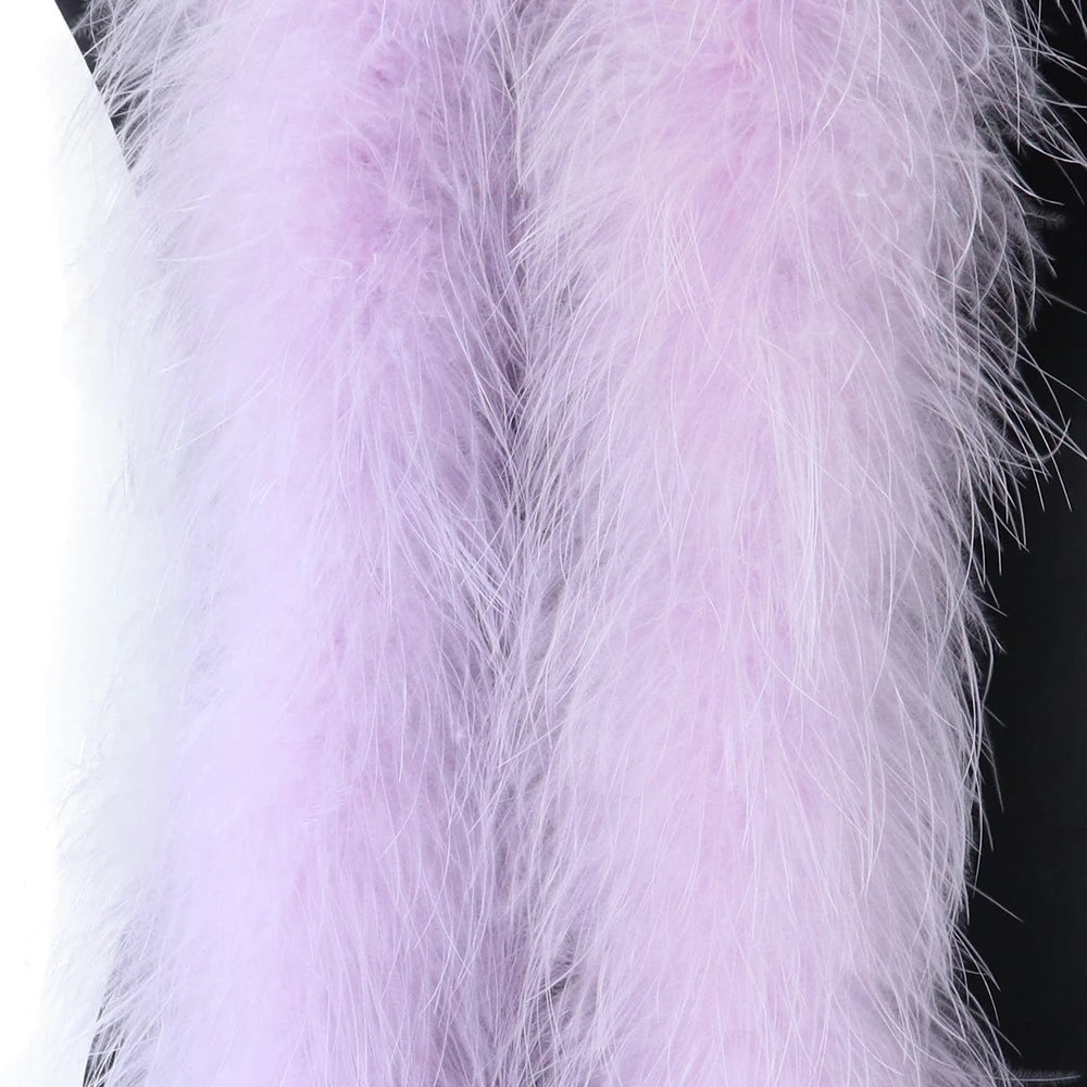 Fluffy Marabou Turkey Feather Boa – 2M | Drag, Party & Costume Accessory