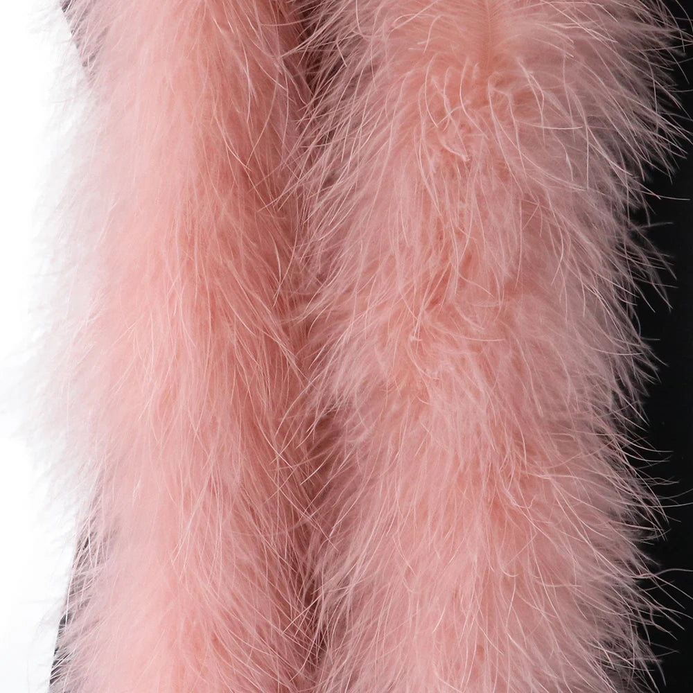 Fluffy Marabou Turkey Feather Boa – 2M | Drag, Party & Costume Accessory