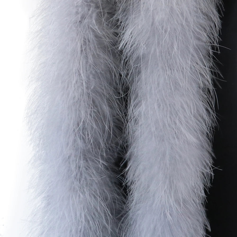 Fluffy Marabou Turkey Feather Boa – 2M | Drag, Party & Costume Accessory