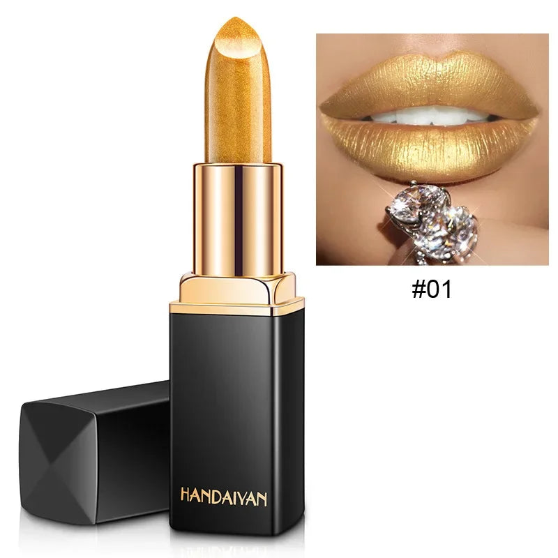 Metal Shimmer Lipstick – 9 Shades