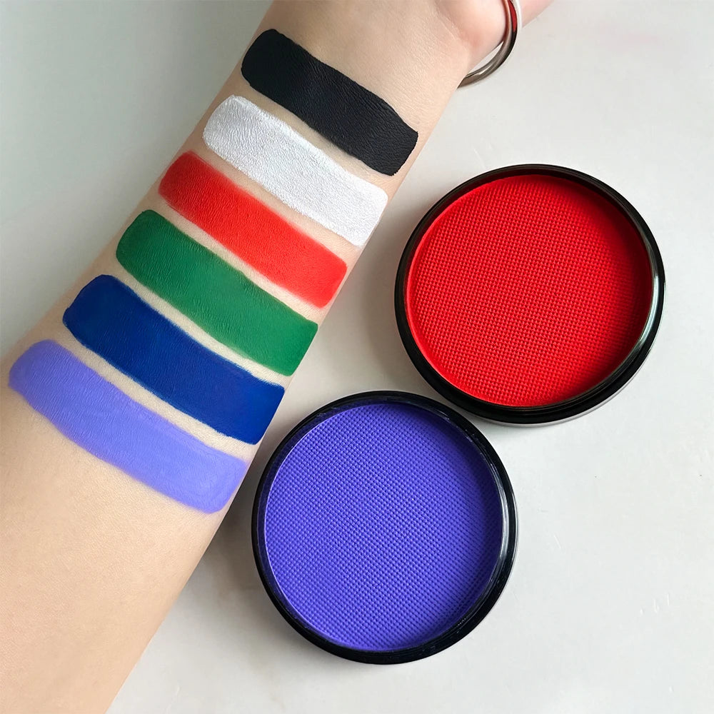 Water-Soluble Face & Body Paint with Brushes