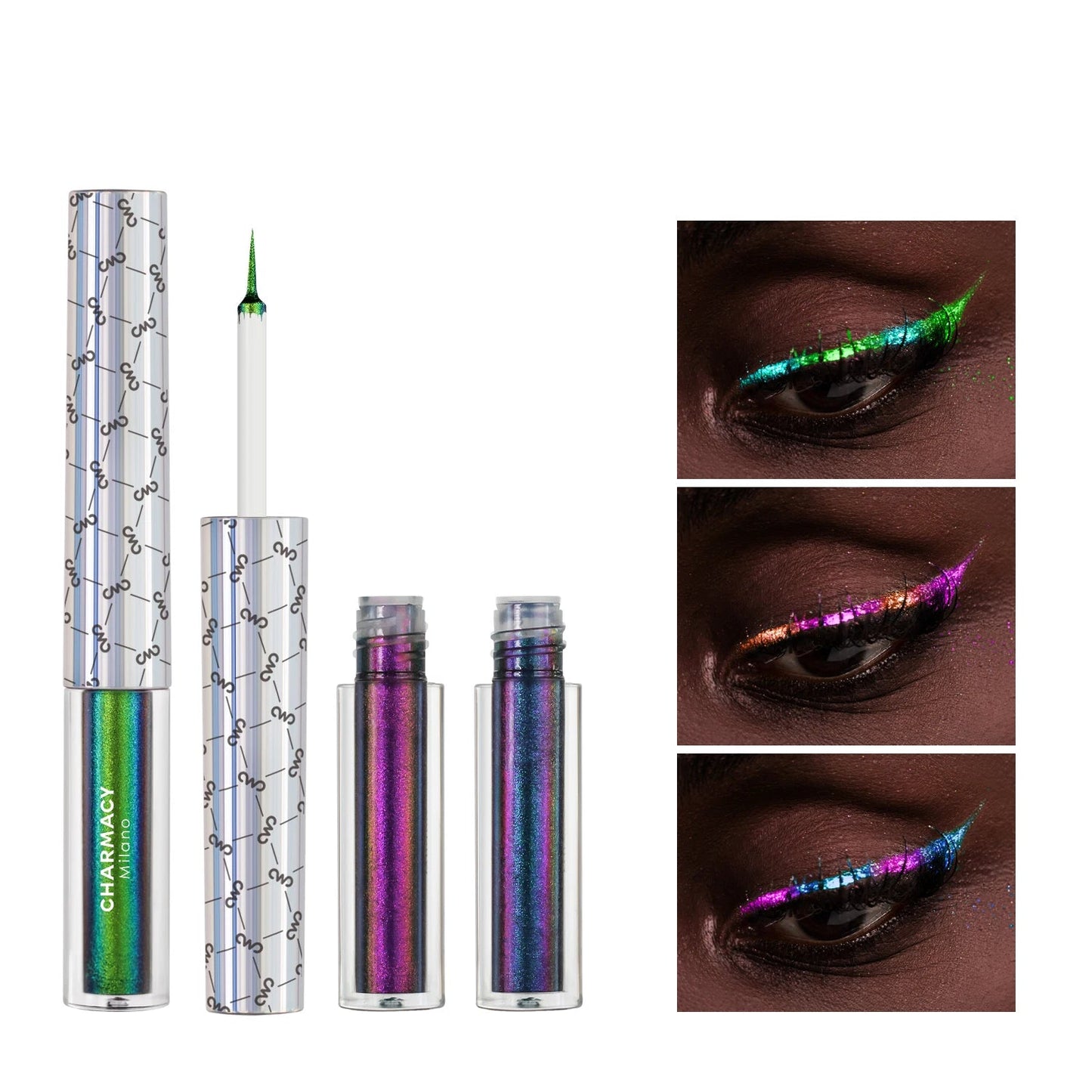 Duochrome Glitter Liquid Eyeliner | Chameleon Shimmer in 8 Shades