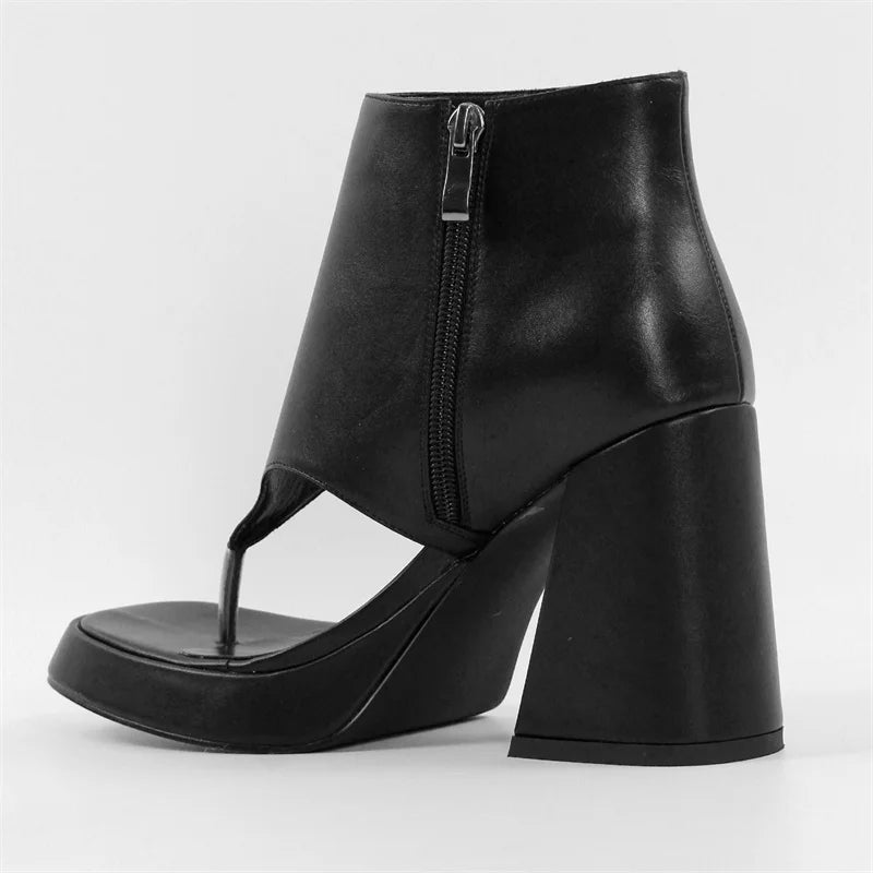 Midnight Dominance Platform Heels – US 5–15
