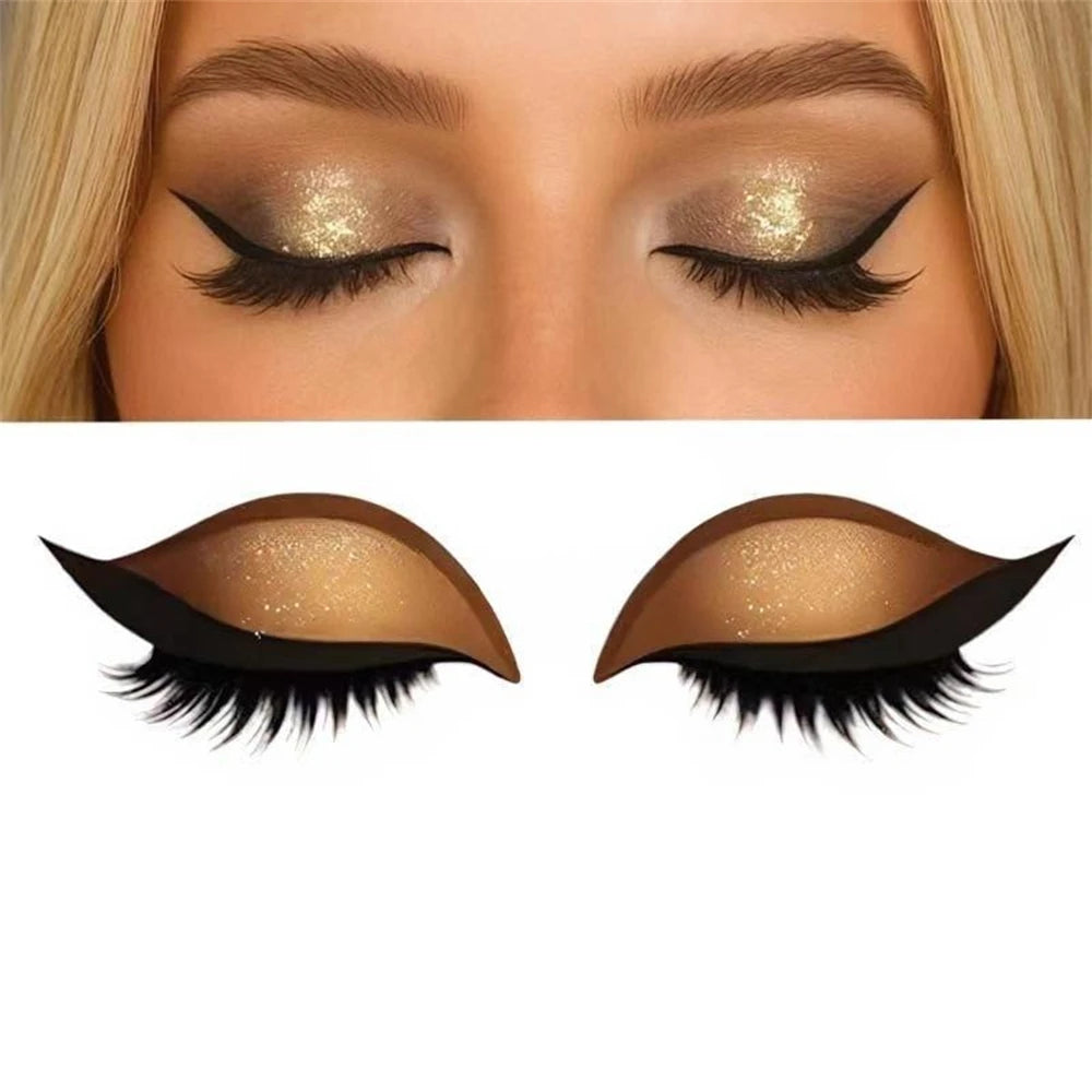 2-in-1 Eyeshadow & Lash Stickers | Peel, Stick & Serve Face