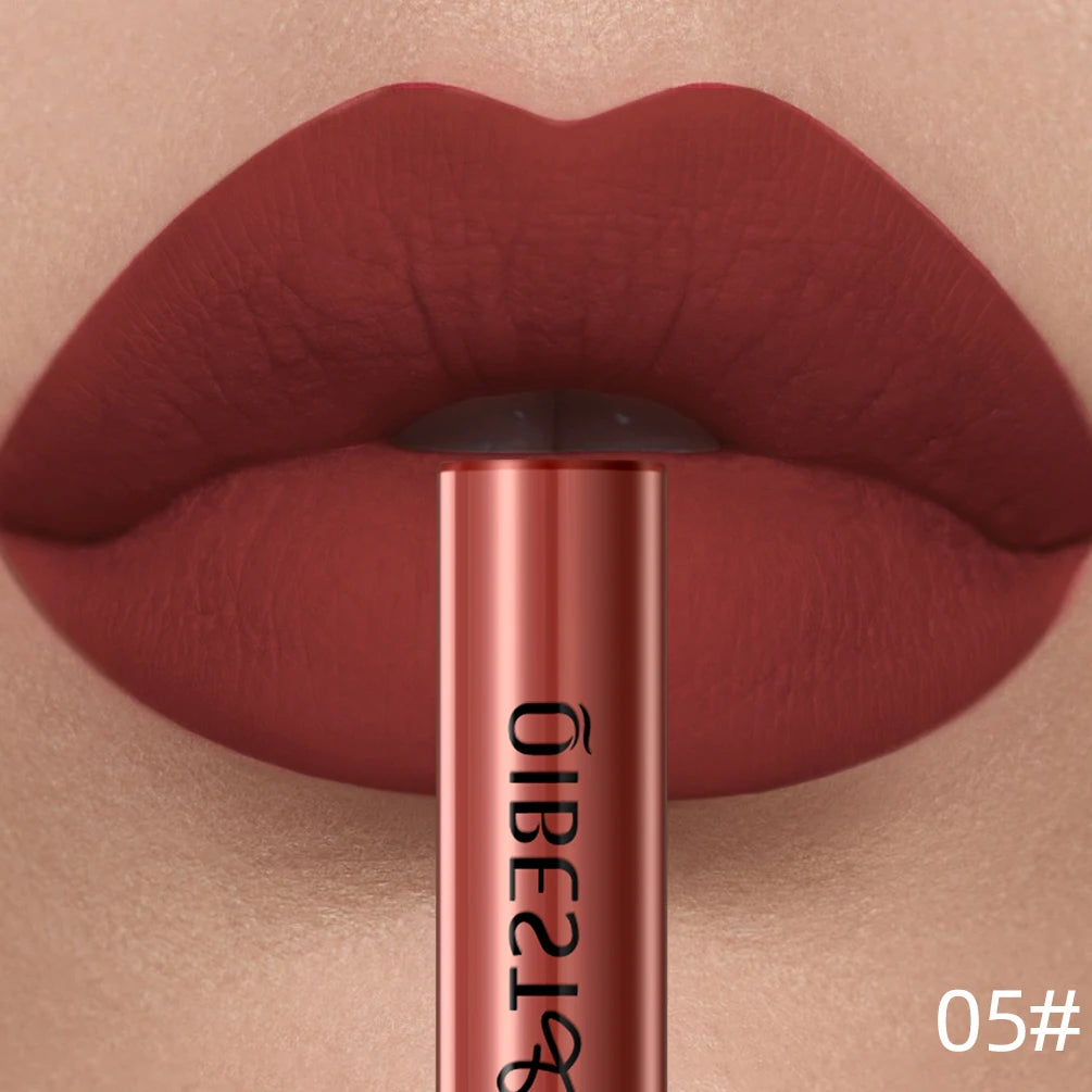 Velvet Matte Liquid Lipstick – 24 Shades, Waterproof Non-Stick Long-Lasting Lip Gloss