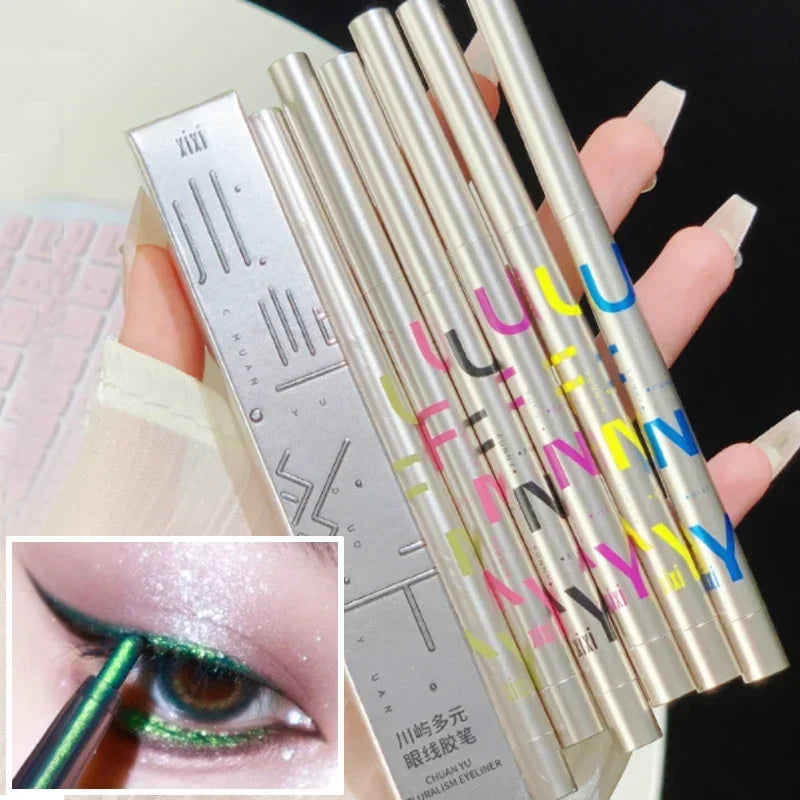 Glitter Metallic Waterproof Eyeliner Pencil