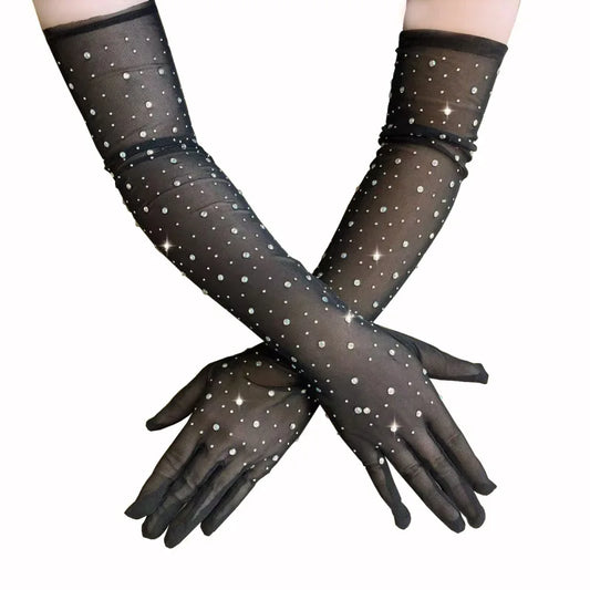 Shining Stars Mesh Gloves