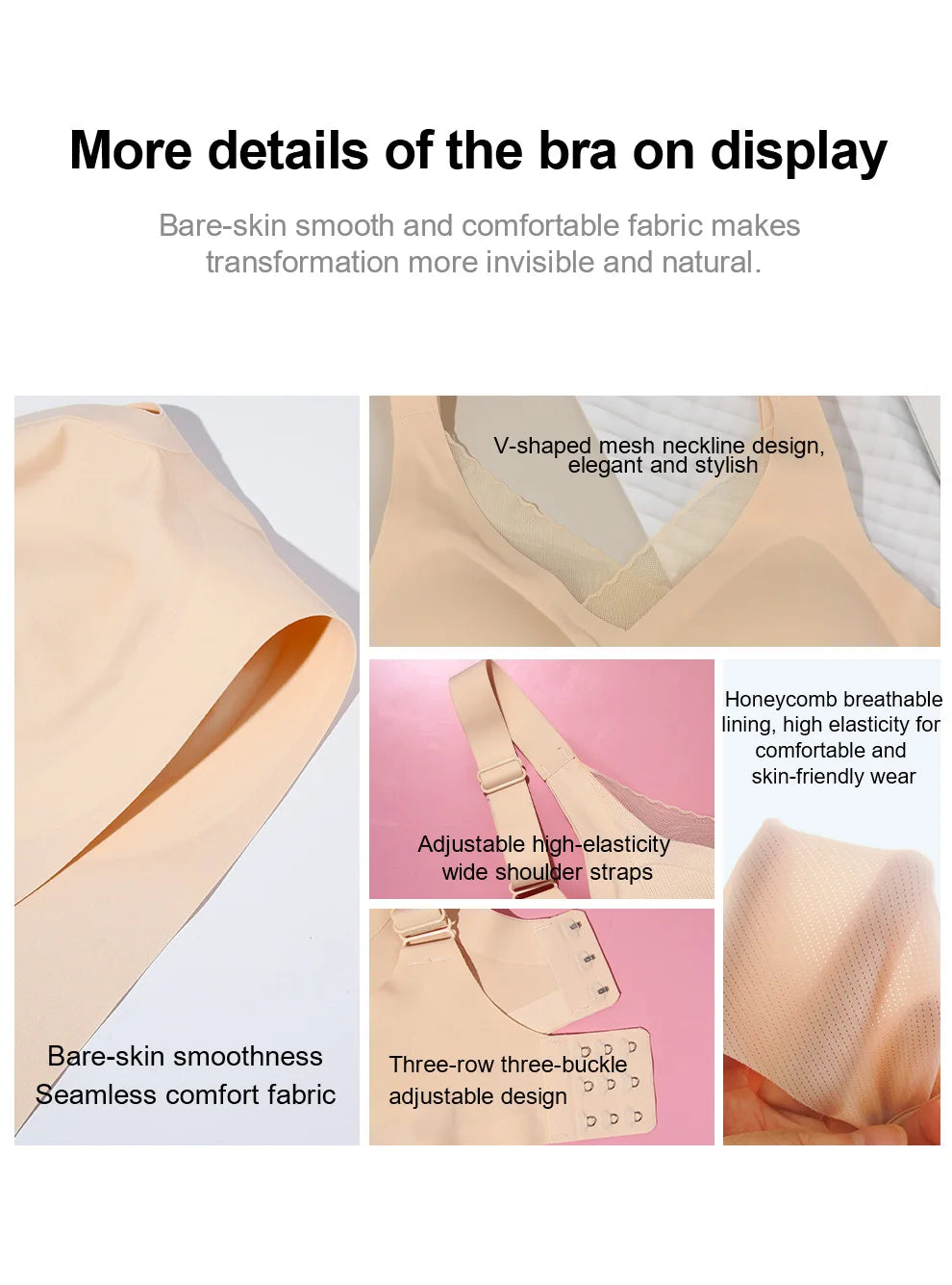 Drag Queen Silicone Breast Enhancer Bra - Cleavage Queen Transformation for Epic Performances