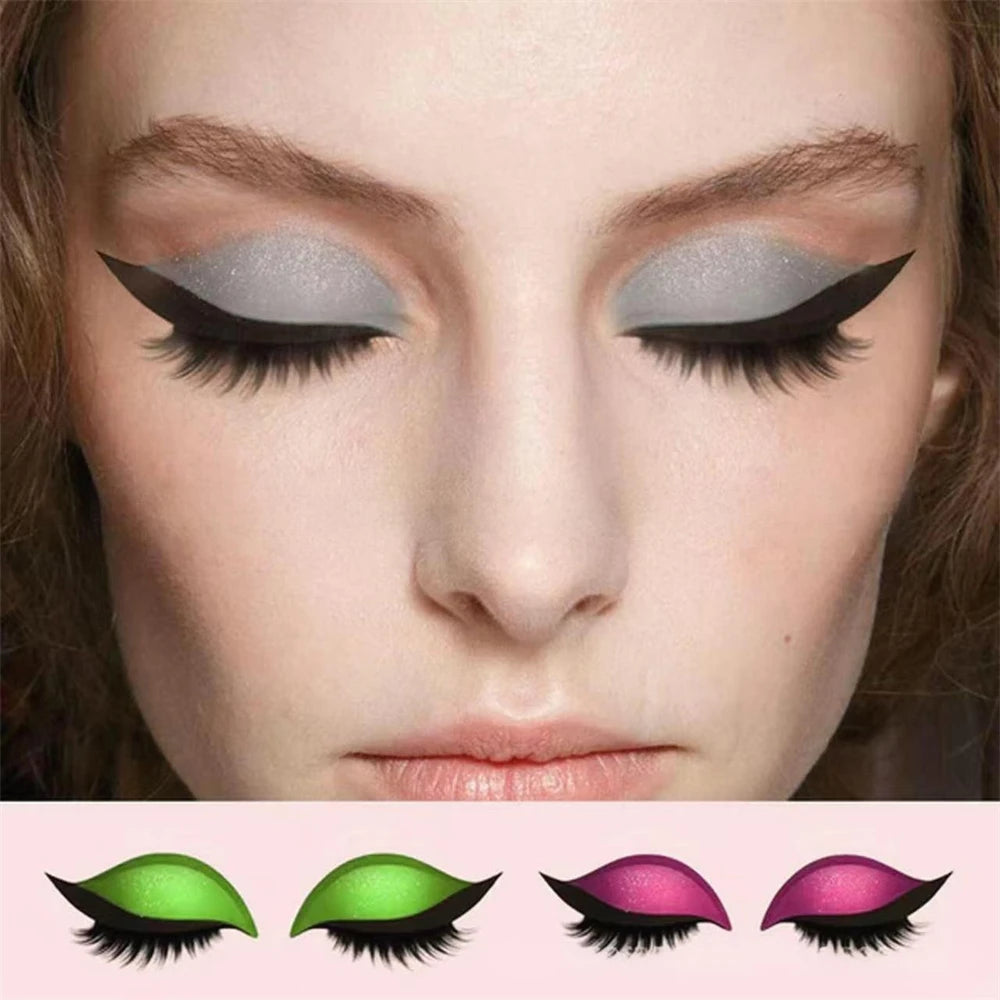 2-in-1 Eyeshadow & Lash Stickers | Peel, Stick & Serve Face