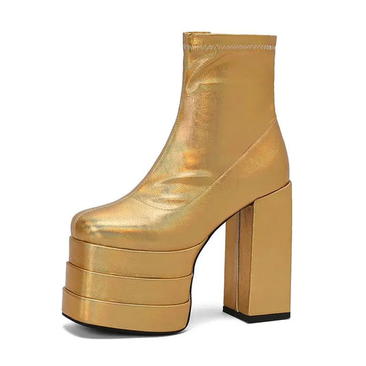 Galaxy Platform Boots – Ultra High Heel Drag Queen Stompers