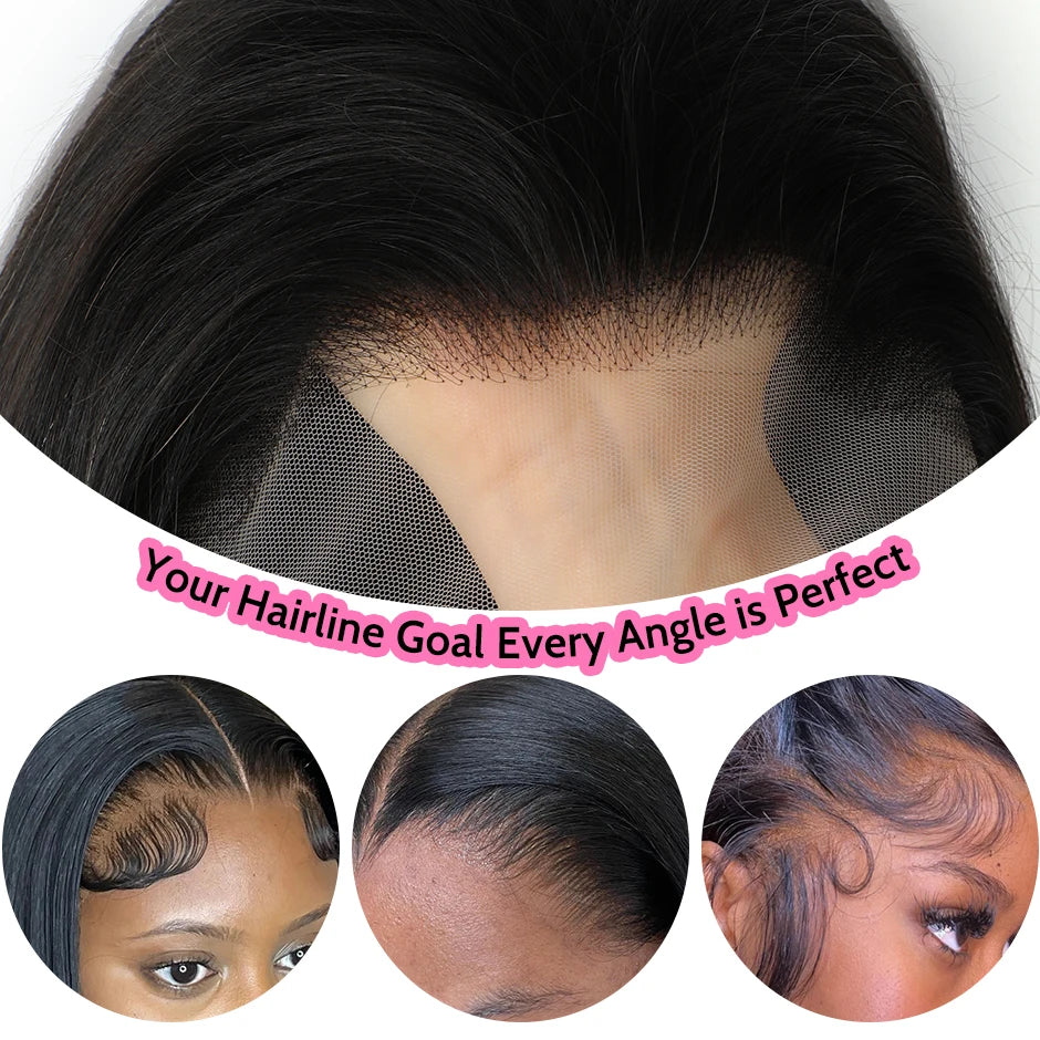"Lace So Wide, It's a Lifestyle" Straight Wig – 13x6 HD Lace Frontal, Pre-Plucked, 18–32"