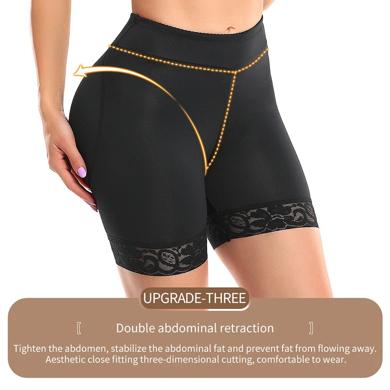 UPGRADED XXL Padded Hip & Butt Enhancer - Maximum Volume Body Shaper Shorts