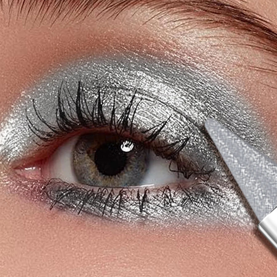 Waterproof Metallic Eyeshadow Stick – 12 Shades, High-Pigment Shimmer for Drag & Bold Eye Looks
