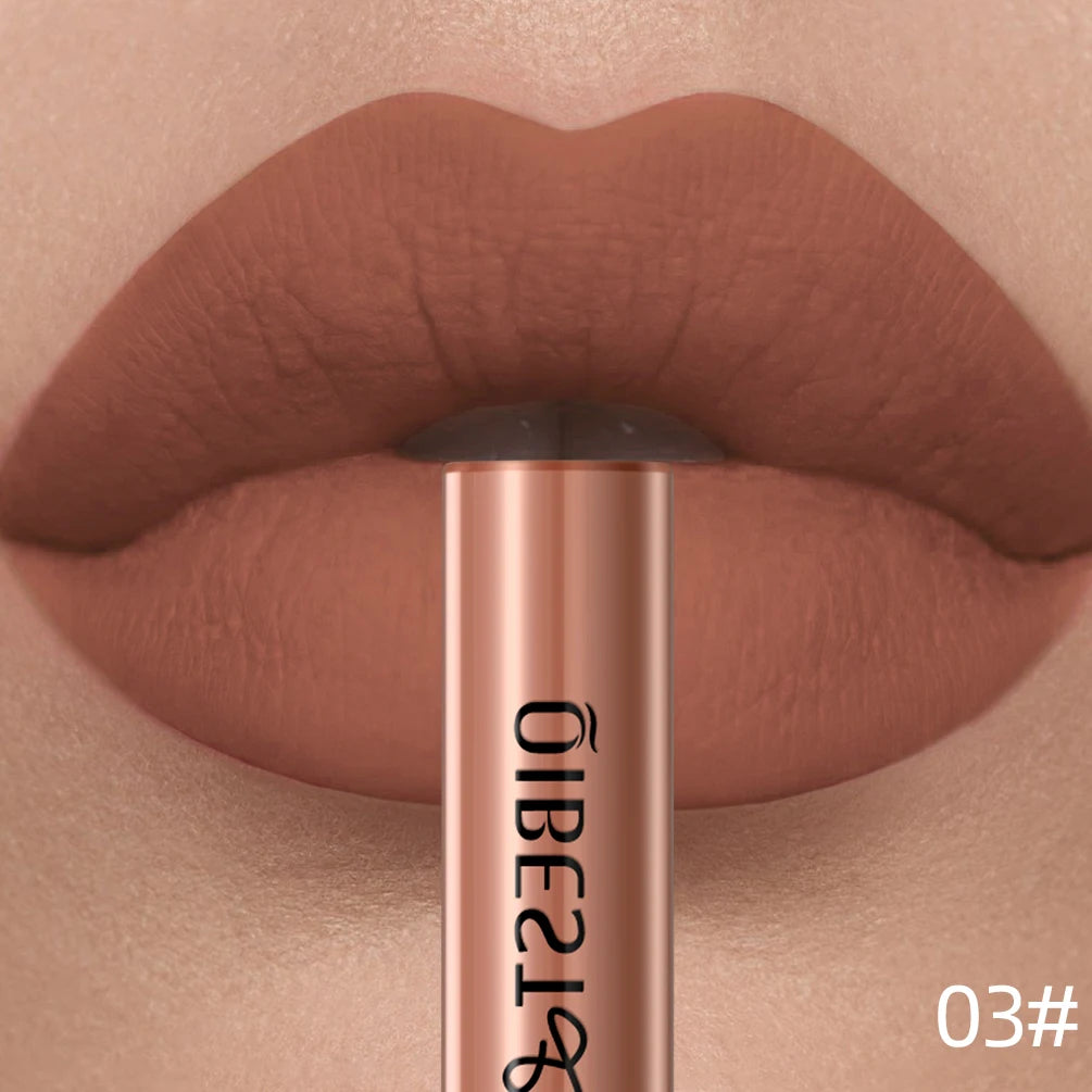 Velvet Matte Liquid Lipstick – 24 Shades, Waterproof Non-Stick Long-Lasting Lip Gloss