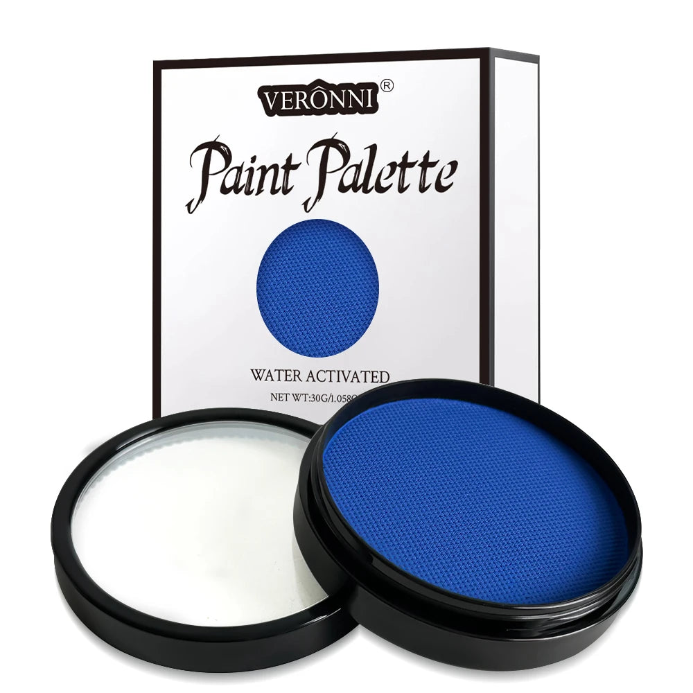 Water-Soluble Face & Body Paint with Brushes