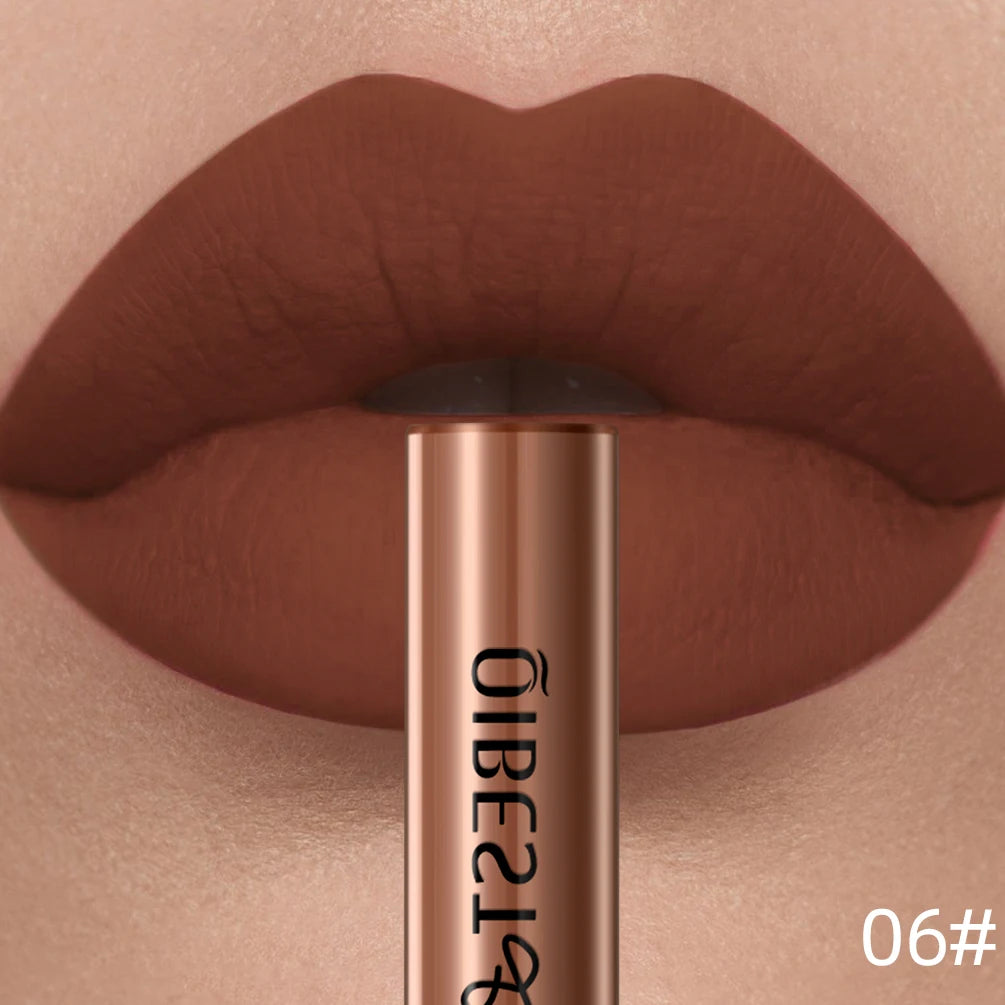 Velvet Matte Liquid Lipstick – 24 Shades, Waterproof Non-Stick Long-Lasting Lip Gloss