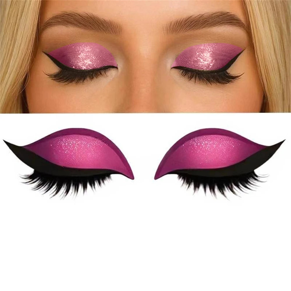 2-in-1 Eyeshadow & Lash Stickers | Peel, Stick & Serve Face