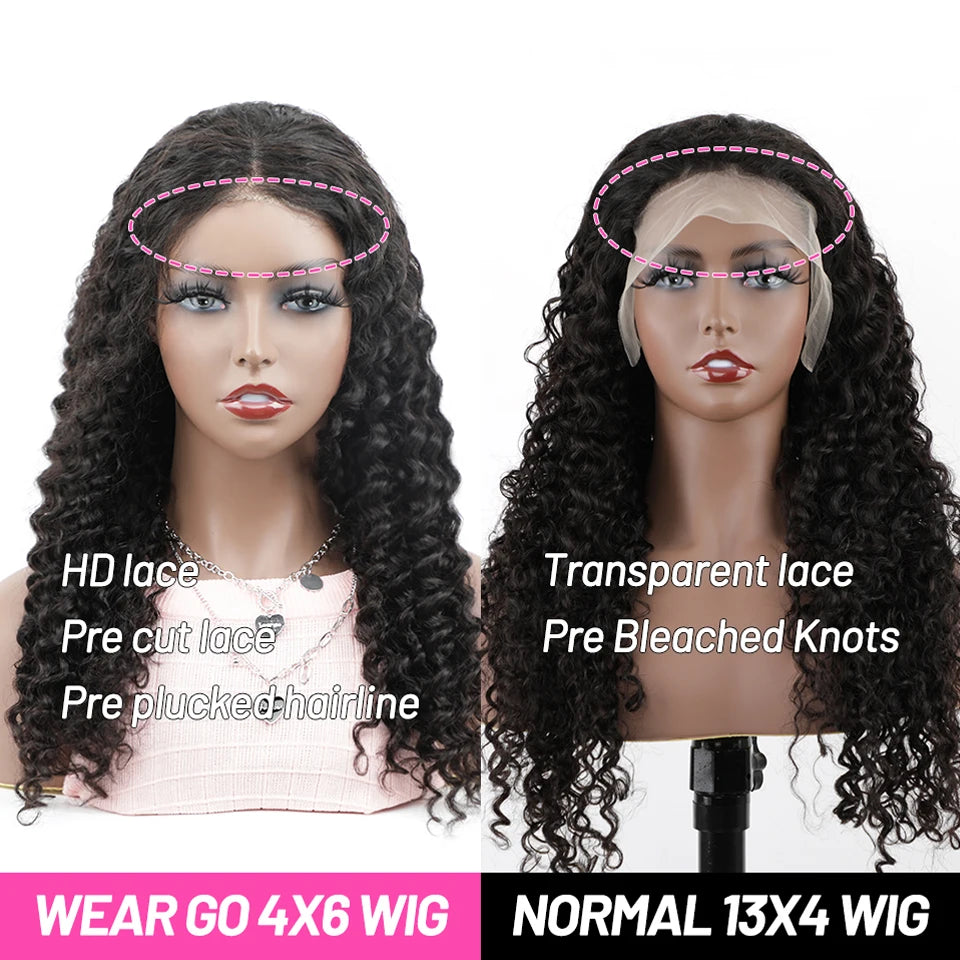 "Drop Everything" Brazilian Deep Wave Wear & Go Wig – 7x5 HD Lace, Pre-Bleached & Pre-Plucked