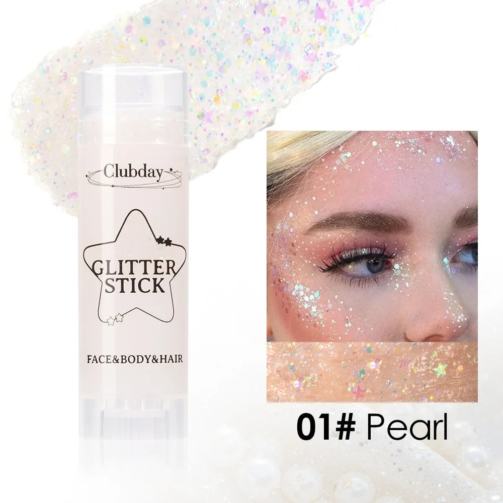 Chunky Glitter Gel Stick | Face, Body & Hair | Long-Lasting Shimmer