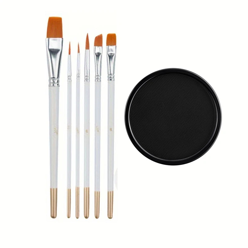 Water-Soluble Face & Body Paint with Brushes